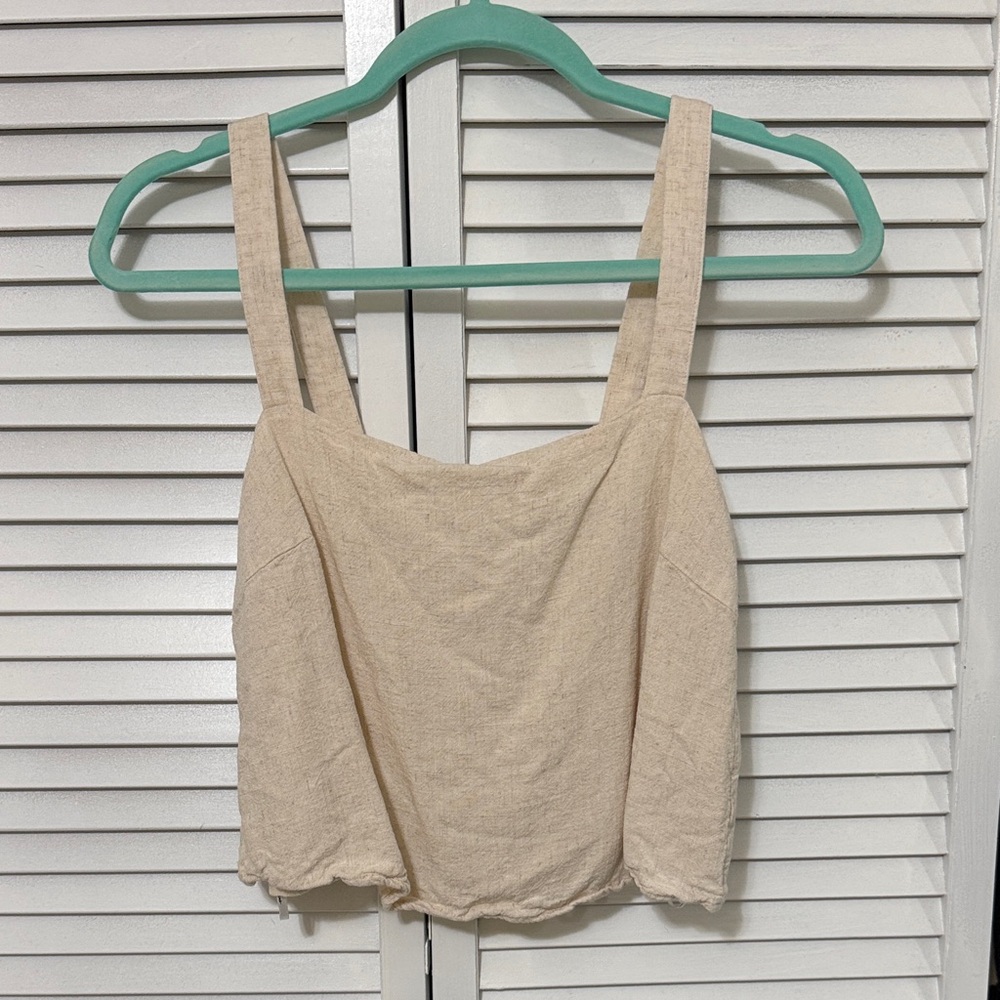 Lulu's Beige Camisole Top